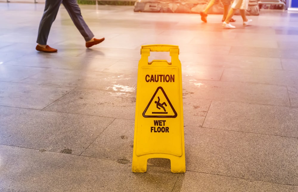 Slip and fall lawyer Wyoming floor hazard